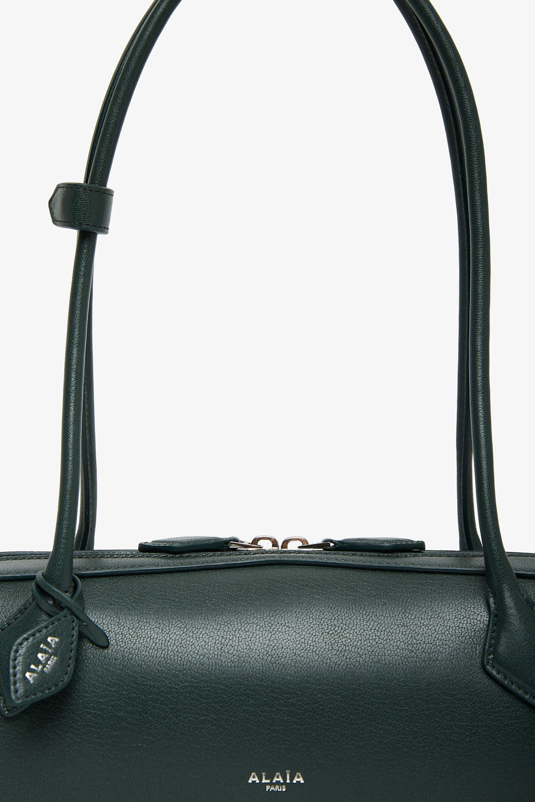 未入荷カラー☆ ALAIA Le Teckel small green bag LE TECKEL: designer leather shoulder bag | ALAÏA ME