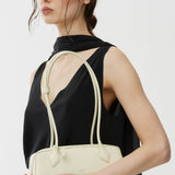 Le Teckel Small light yellow bag