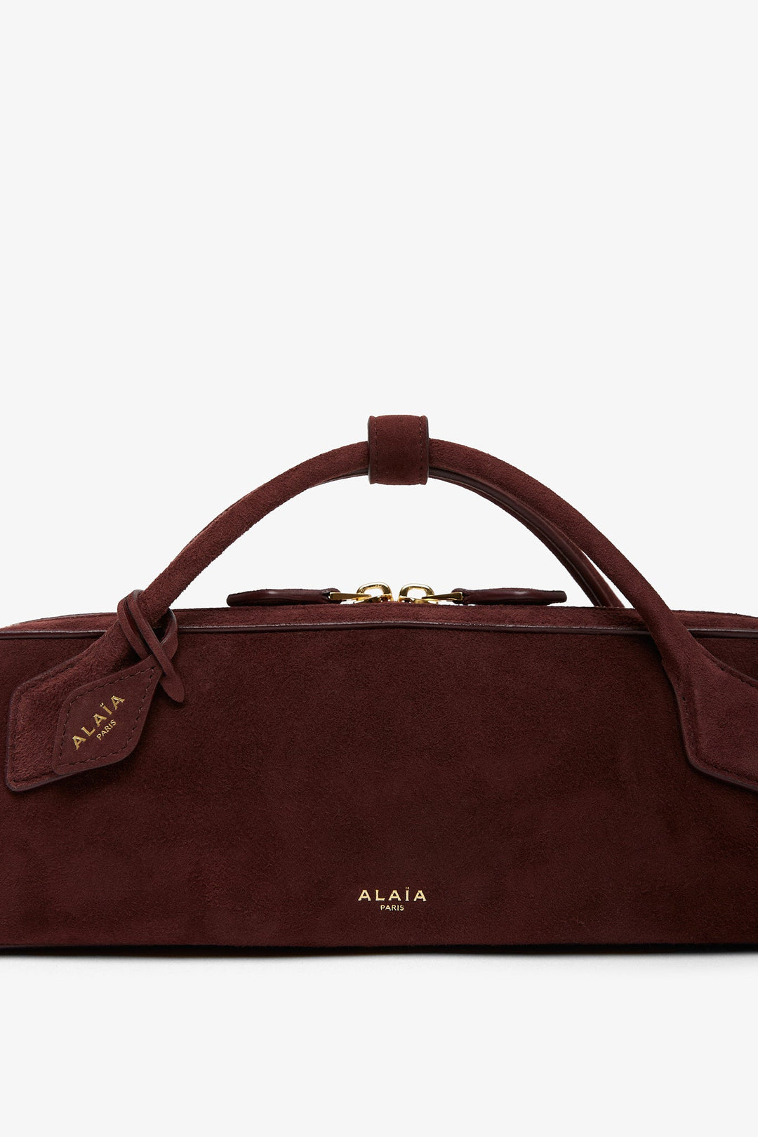 ハンドバッグ Alaia Teckel Clutch Suede Handbag ALAÏA BLACK LE TECKEL CLUTCH IN SUEDE GOATSKIN |ALAÏA US