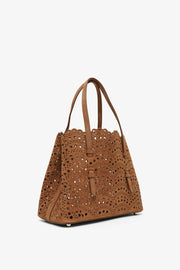 Mina 25 brown nubuck tote bag