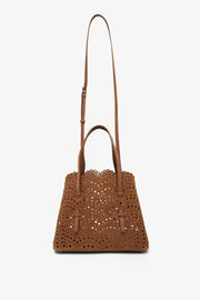 Mina 25 brown nubuck tote bag