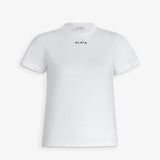 Embroidered logo fitted t-shirt
