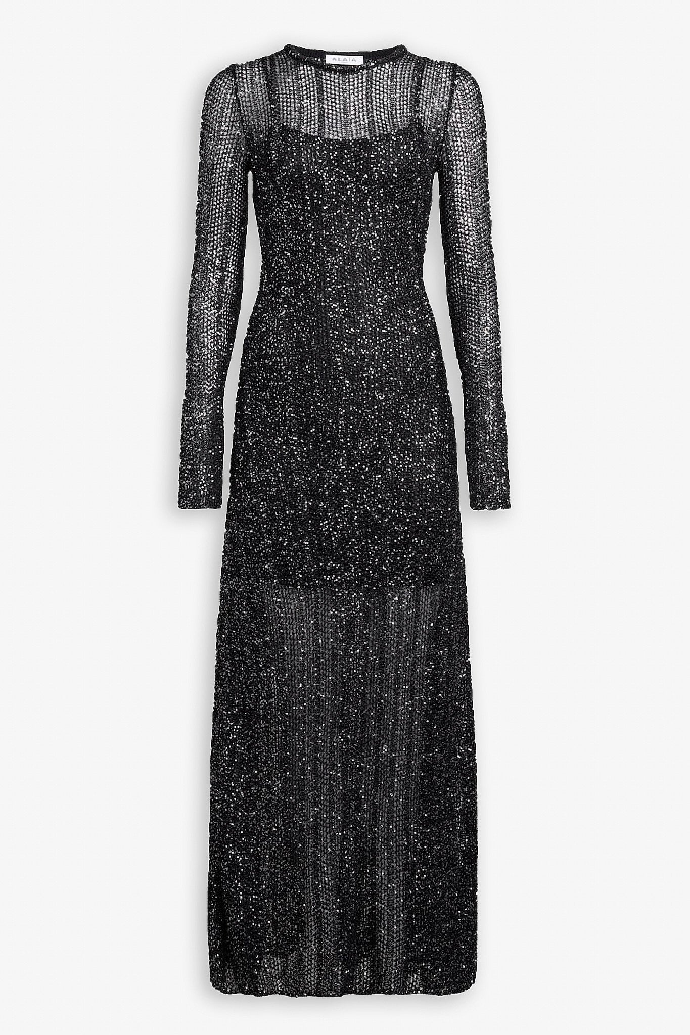 パーティードレス Black Full Length Embellished Dress 8_0b03a1e8-1ca3-4fed-a107-
