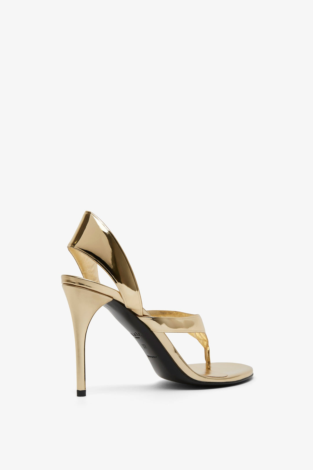 Alaïa | Infradito 90 gold leather sandals | Savannahs