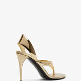 Infradito 90 gold leather sandals
