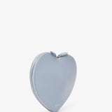 Le Coeur light blue leather crossbody bag