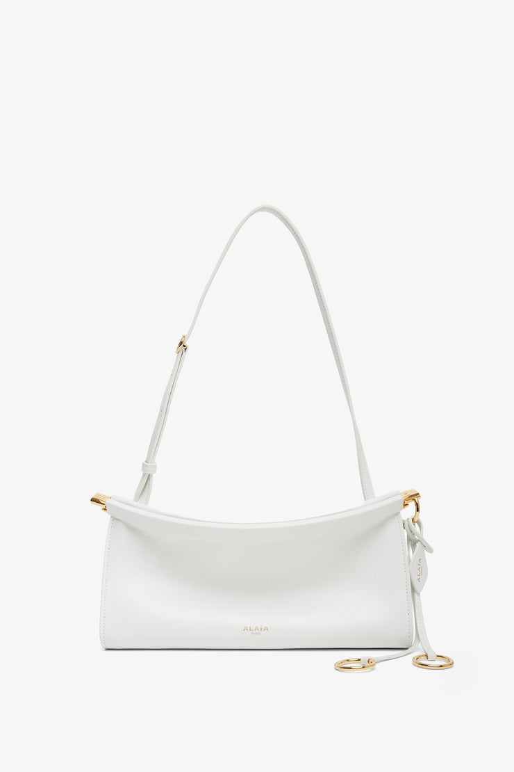 Le Click east west small white bag