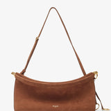 Le Click EW Medium brown nubuck leather bag