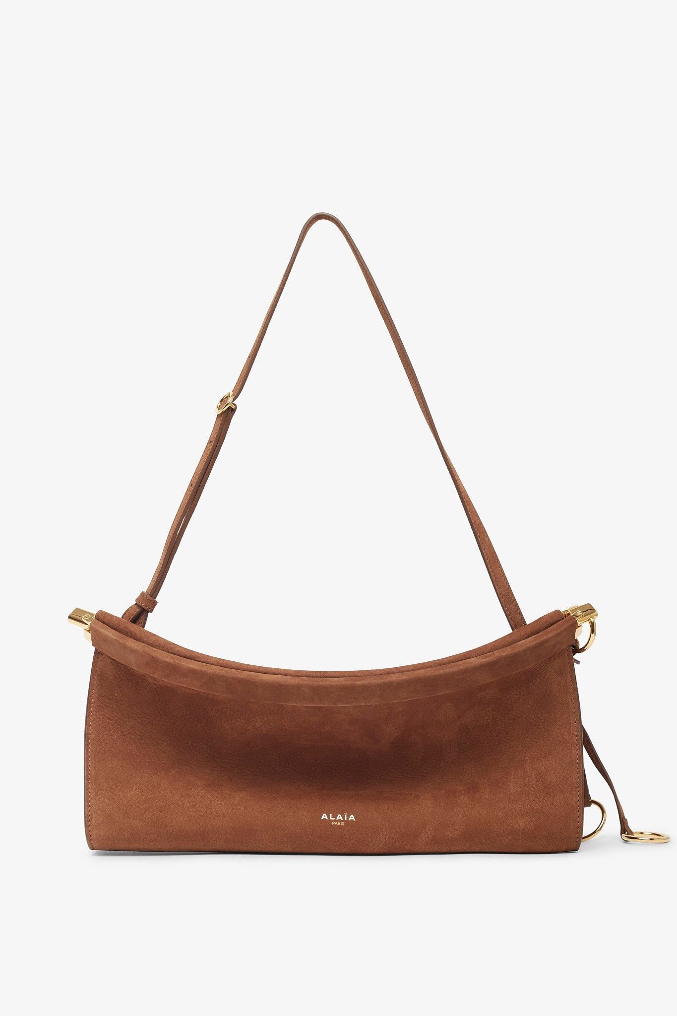 【ALAIA直営店】SAC LE CLICK EAST WEST MEDIUM EN CUIR Le Click East West Medium shoulder bag in black - Alaia