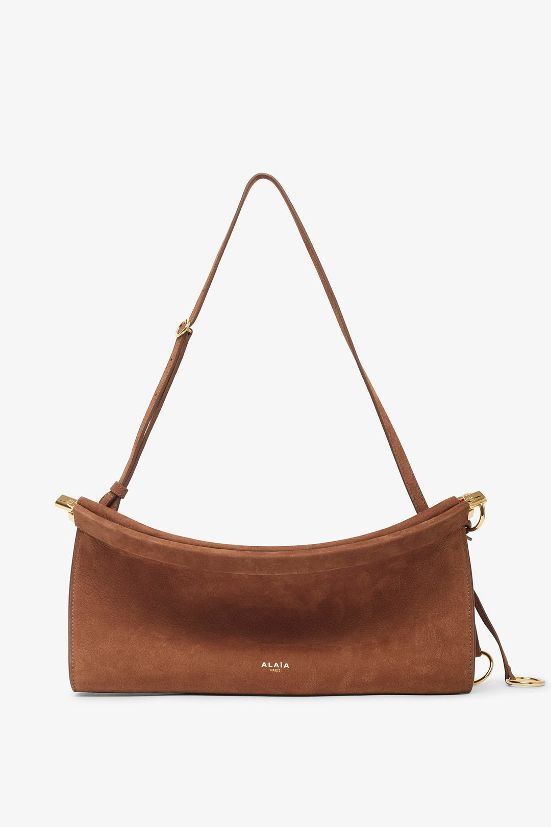 Alaïa | East West M brown nubuck leather bag | Savannahs