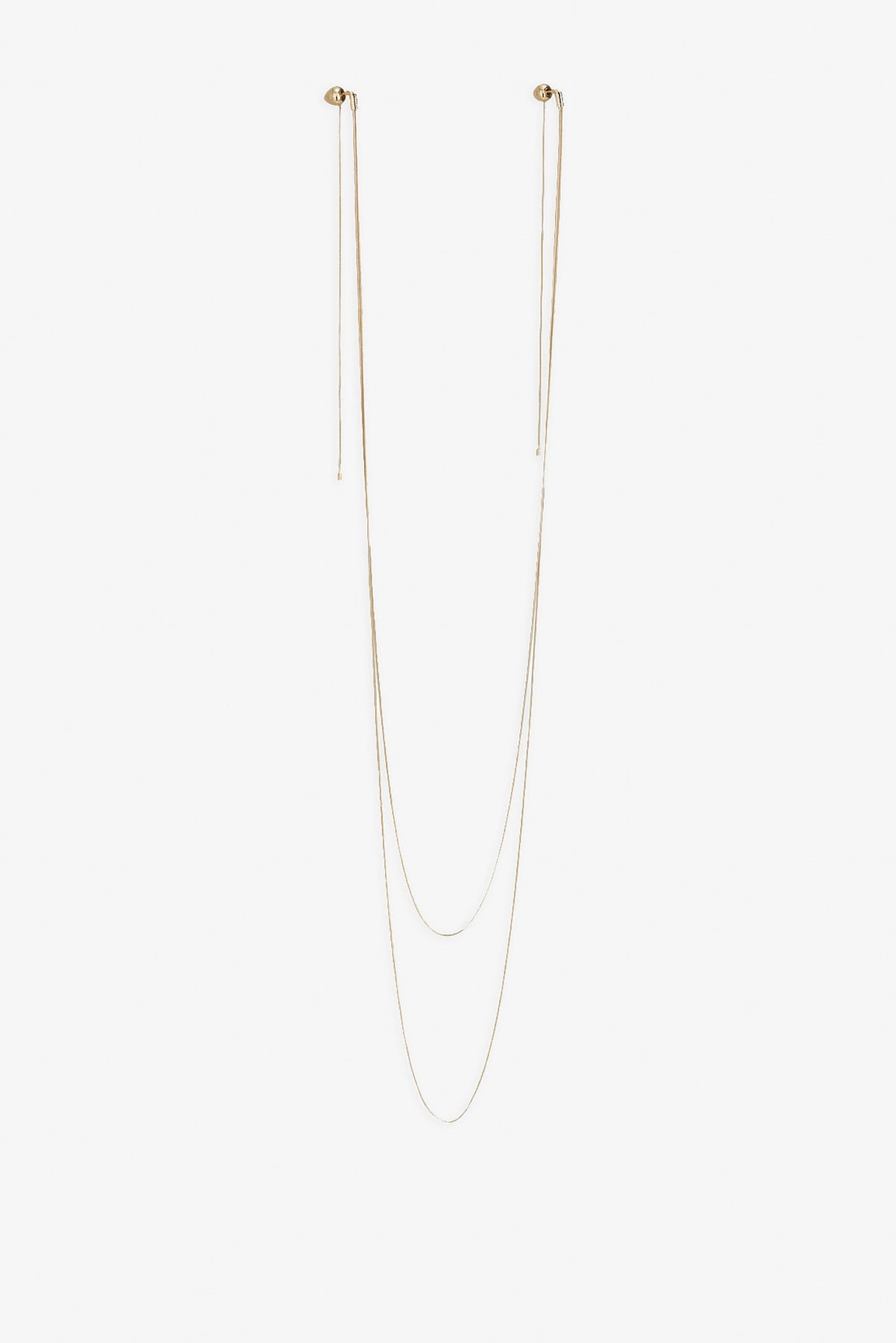 Alaïa Chain Necklace Earrings