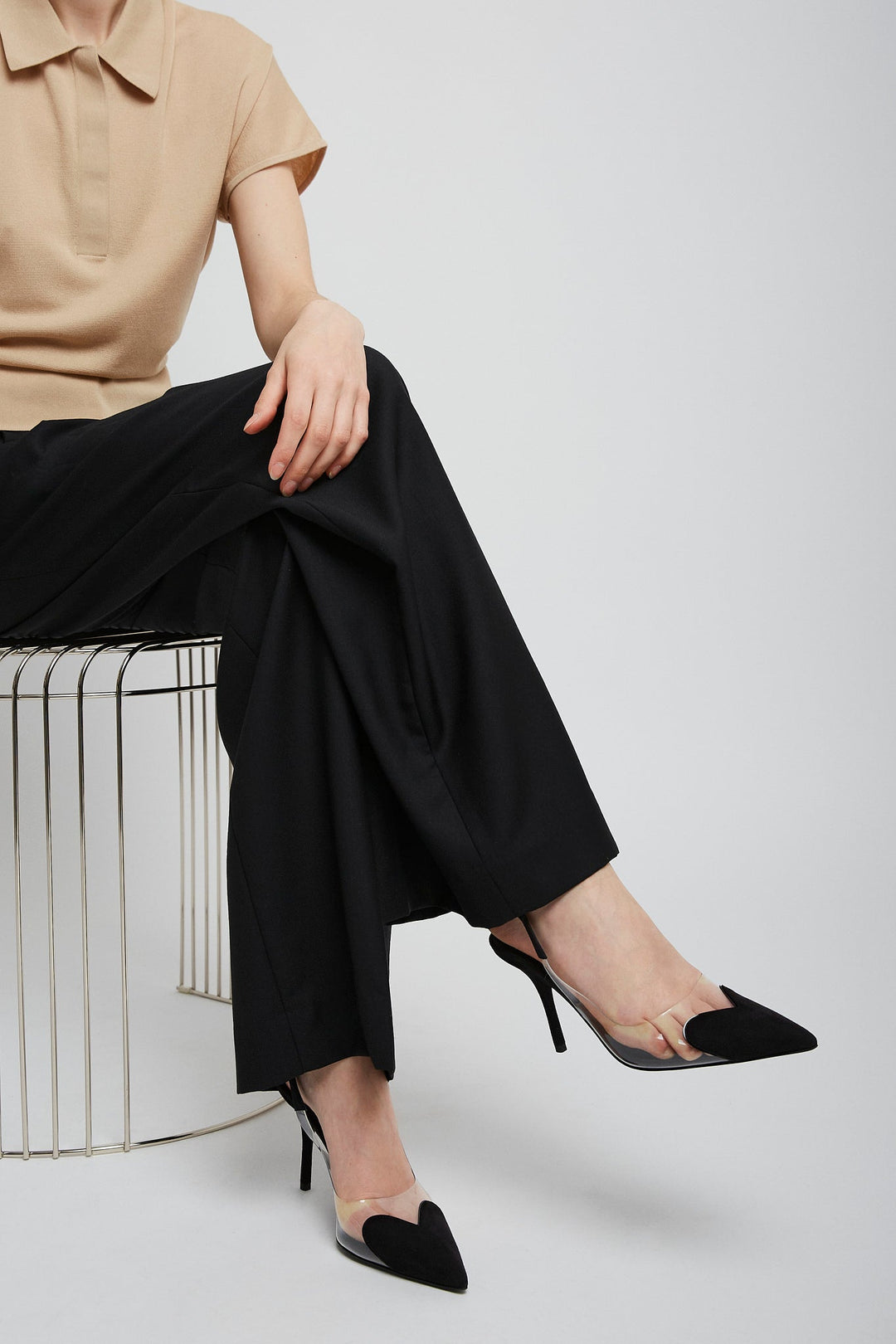 魅力的に演出 ☆ ALAIA Le coeur 90 black slingbacks Alaïa | Le coeur 90 black slingbacks | Savannahs
