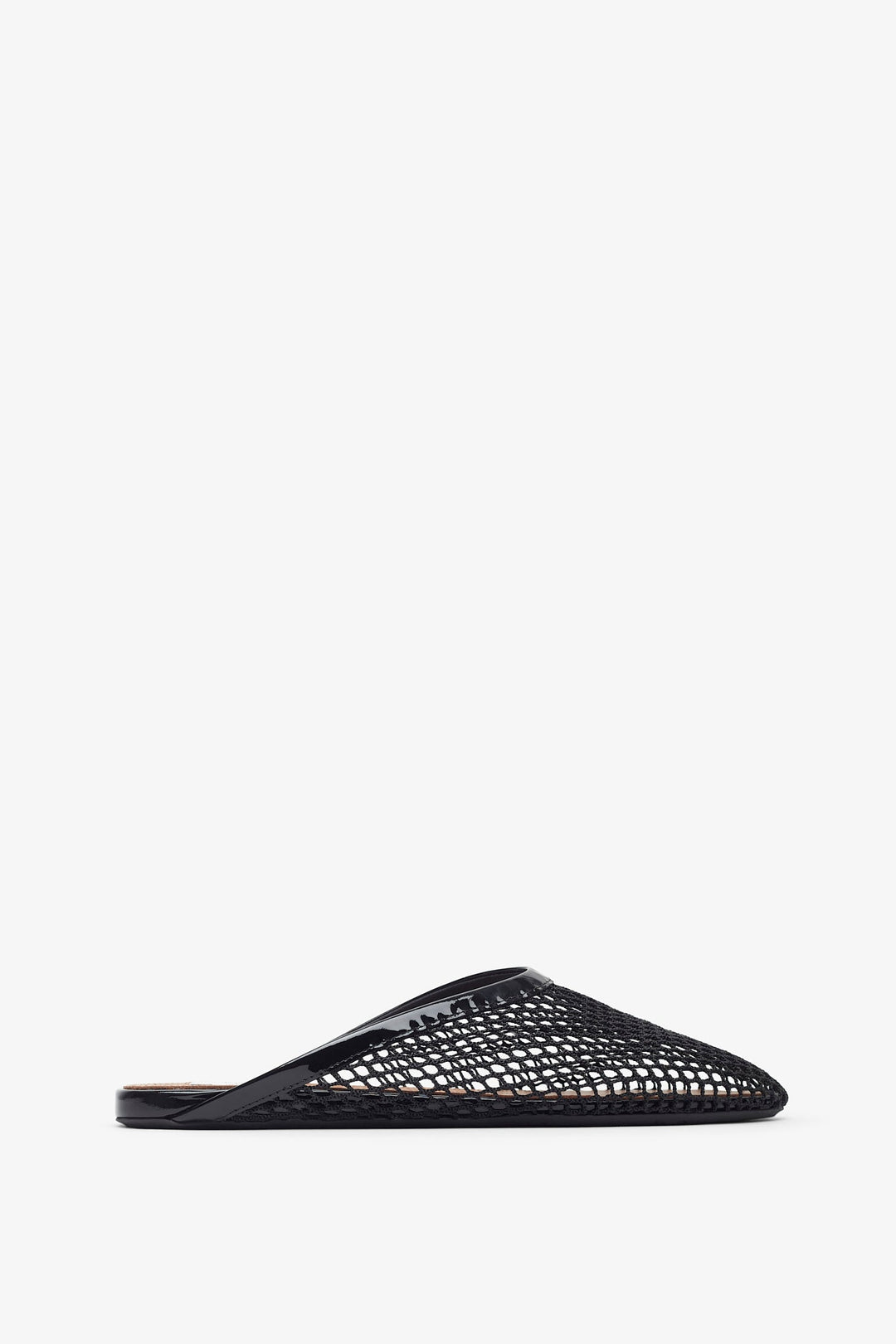 Alaïa | Black mesh flat Mules | Savannahs