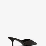 Black 55 mule pumps