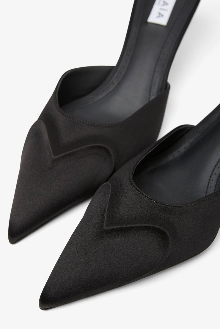Black 55 mule pumps