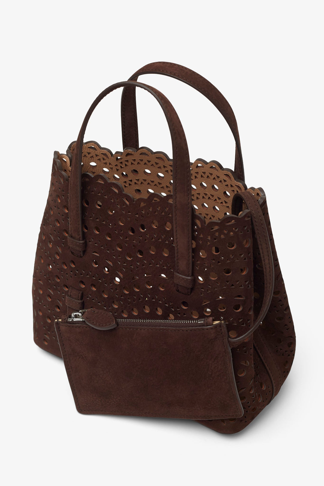 VIP価格.ALAIA Mina 20 vienne vague brown bag 関税送料込 Alaïa | Mina 20 vienne vague brown tote bag | Savannahs