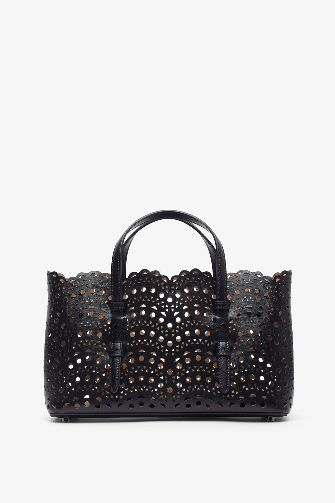 Alaïa | Mina 25 EW vienne vague black tote bag | Savannahs