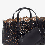 Mina 25 EW vienne vague black tote bag