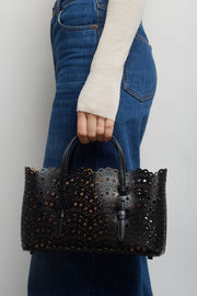 Mina 25 EW vienne vague black tote bag