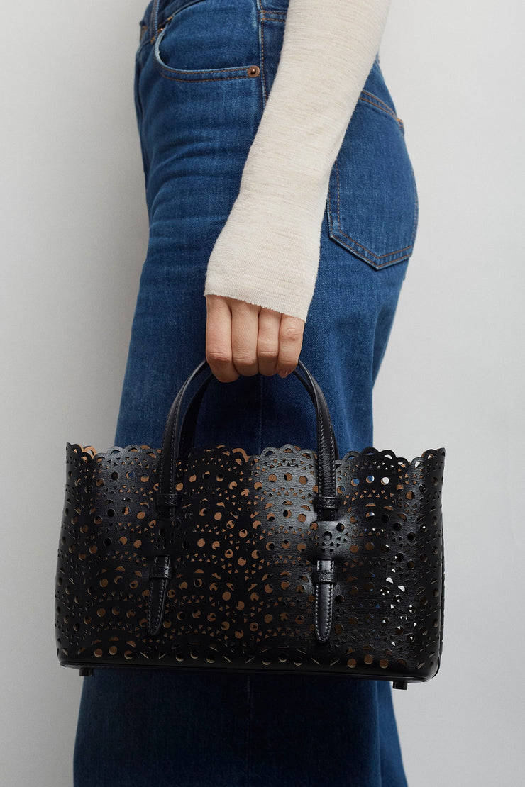 Mina 25 EW vienne vague black tote bag