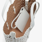Mina 25 EW vienne vague white tote bag