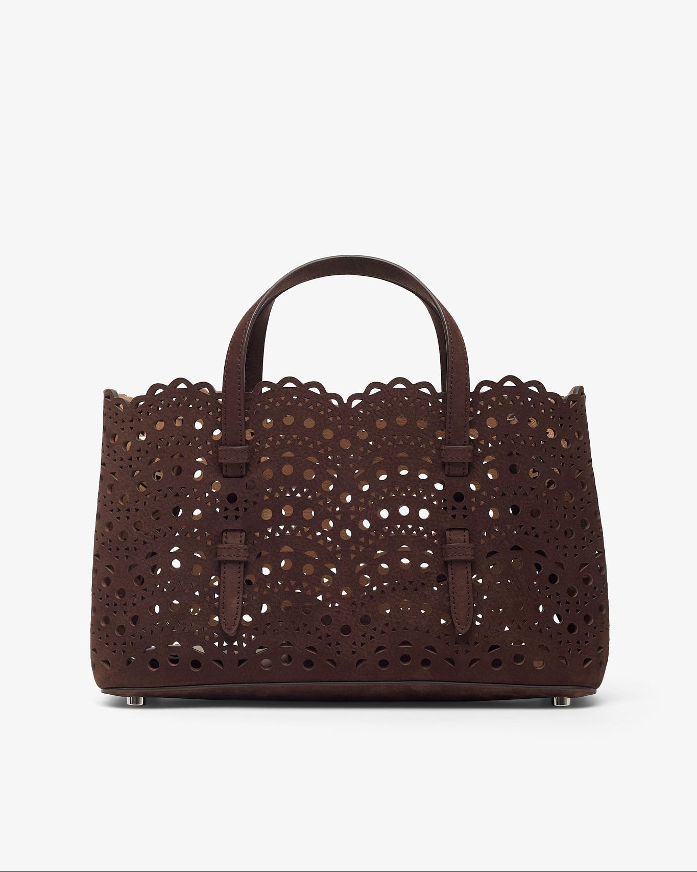 Alaïa | Mina 25 EW vienne vague brown tote bag | Savannahs