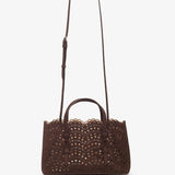 Mina 25 EW vienne vague brown tote bag