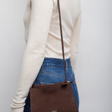 Le Click small brown shoulder bag