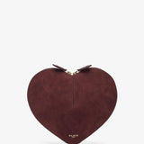 Le Coeur dark red crossbody bag