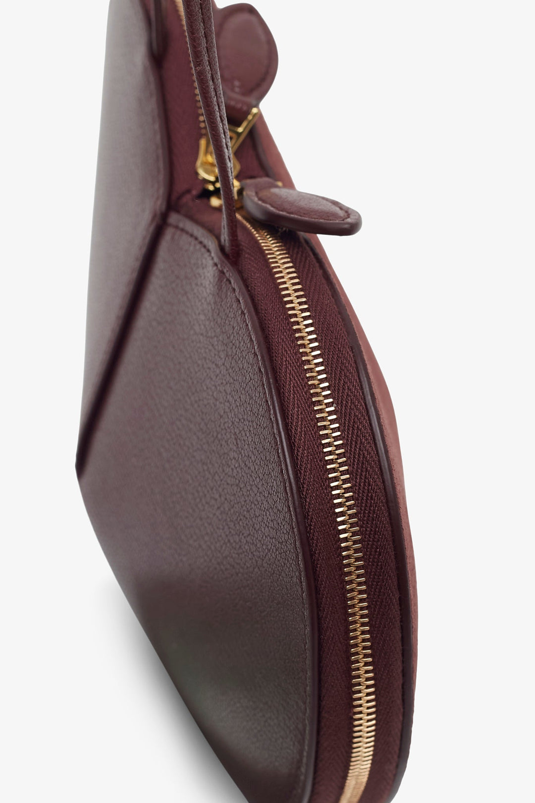 ショルダーバッグ・ポシェット ALAIA LE COEUR BAG DARK RED BI-MATERIAL Alaïa | Le Coeur dark red leather crossbody bag | Savannahs