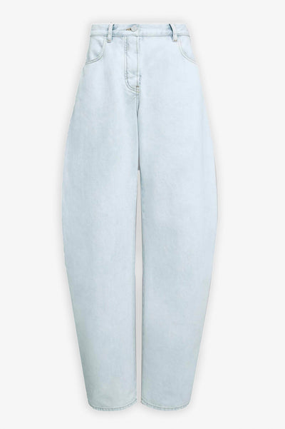 Low waist round jeans
