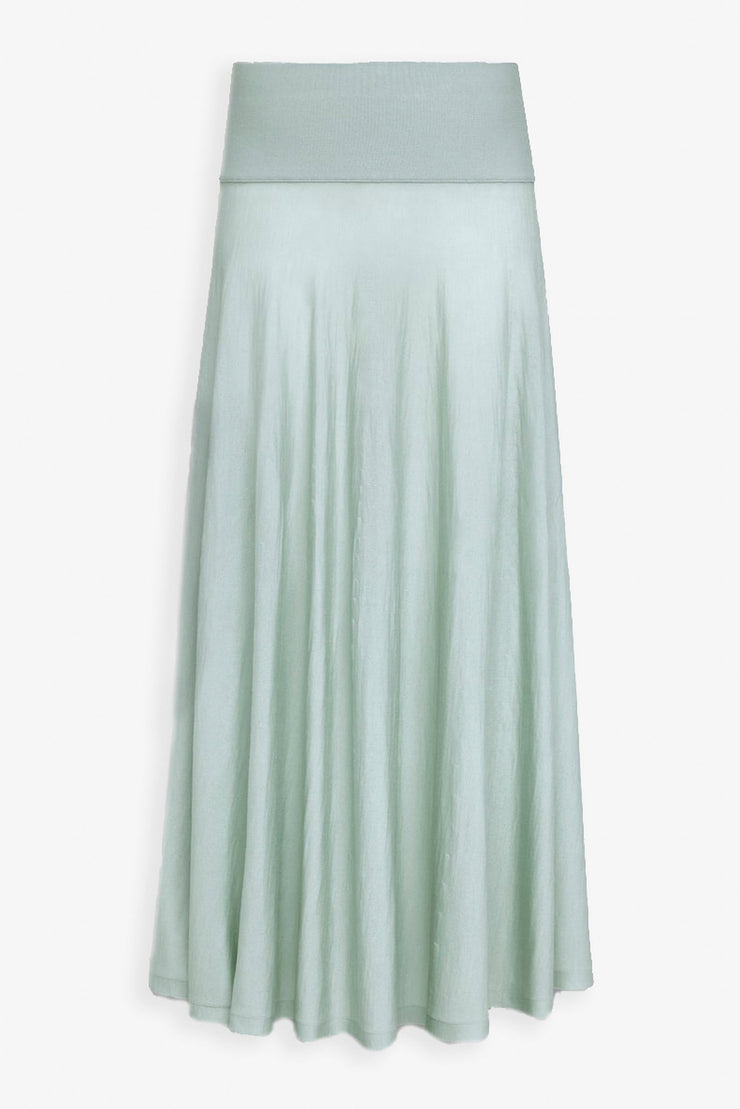 Maxi light blue skirt