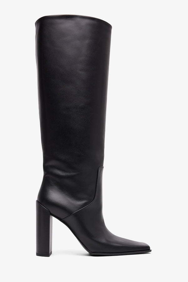 Square 90 black high boots