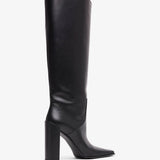 Square 90 black high boots