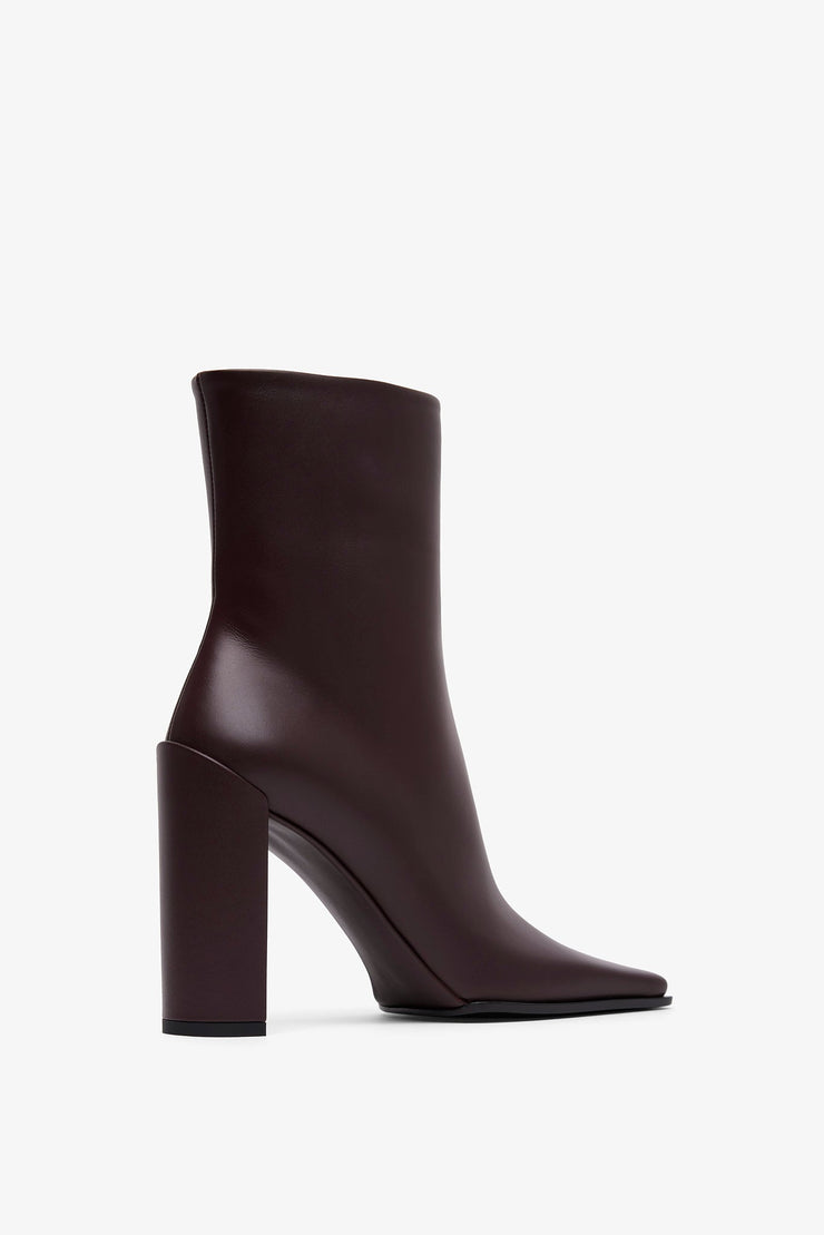 Square 90 brown ankle boots