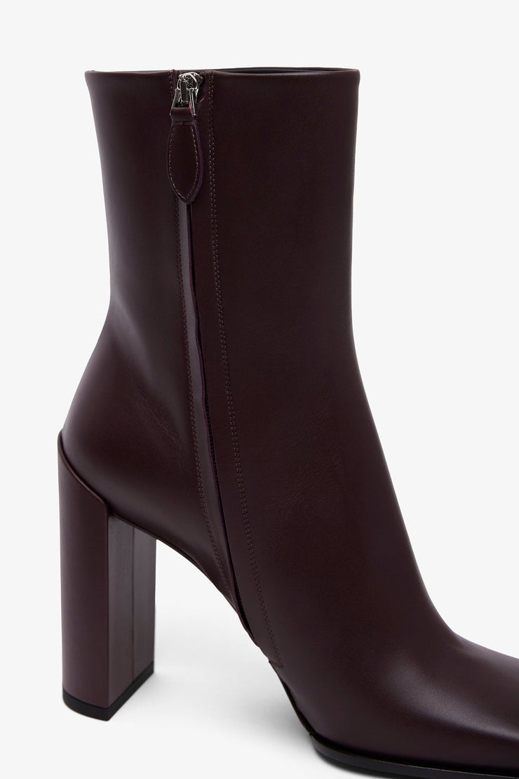 Square 90 brown ankle boots