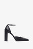Square 90 black pumps