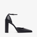 Square 90 black pumps