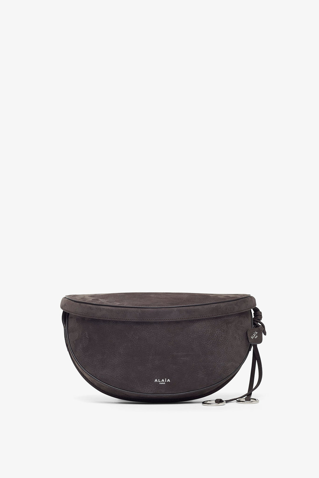 Alaïa | Hip east west grey nubuck bag | Savannahs display picture 2