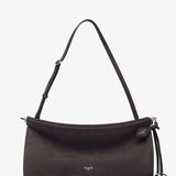 Le Click east west medium grey bag