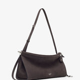 Le Click east west medium grey bag