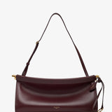 Le Click east west medium dark red bag
