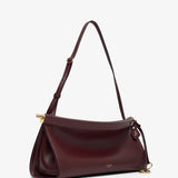 Le Click east west medium dark red bag