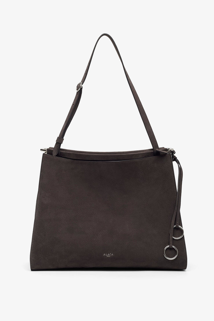 Le Click medium square grey bag