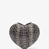 Le Coeur black and white crossbody bag