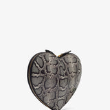 Le Coeur black and white crossbody bag