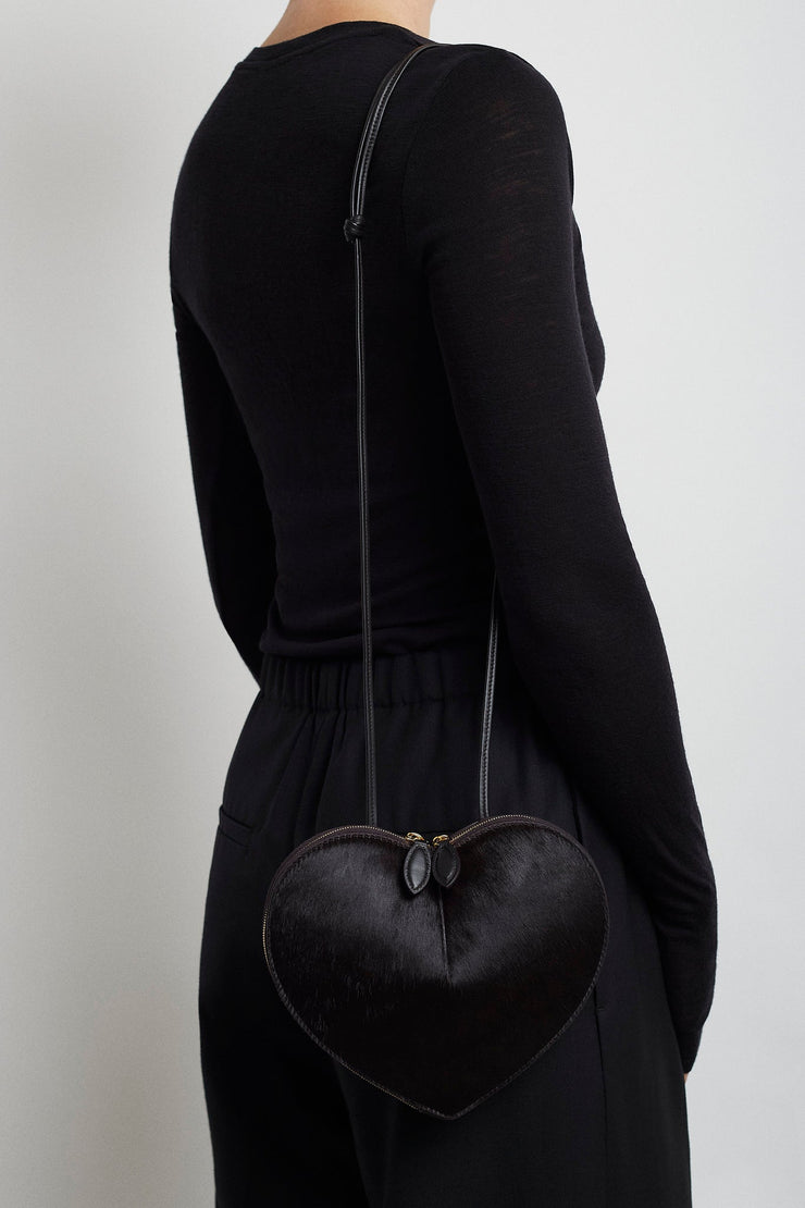 Le Coeur brown crossbody bag