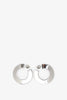 Blade Hoops small silver earrings