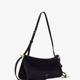Le Click EW Small black suede bag