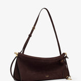Le Click EW Medium brown nubuck bag
